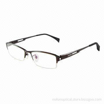 New model semi-rimless stainless optical frame